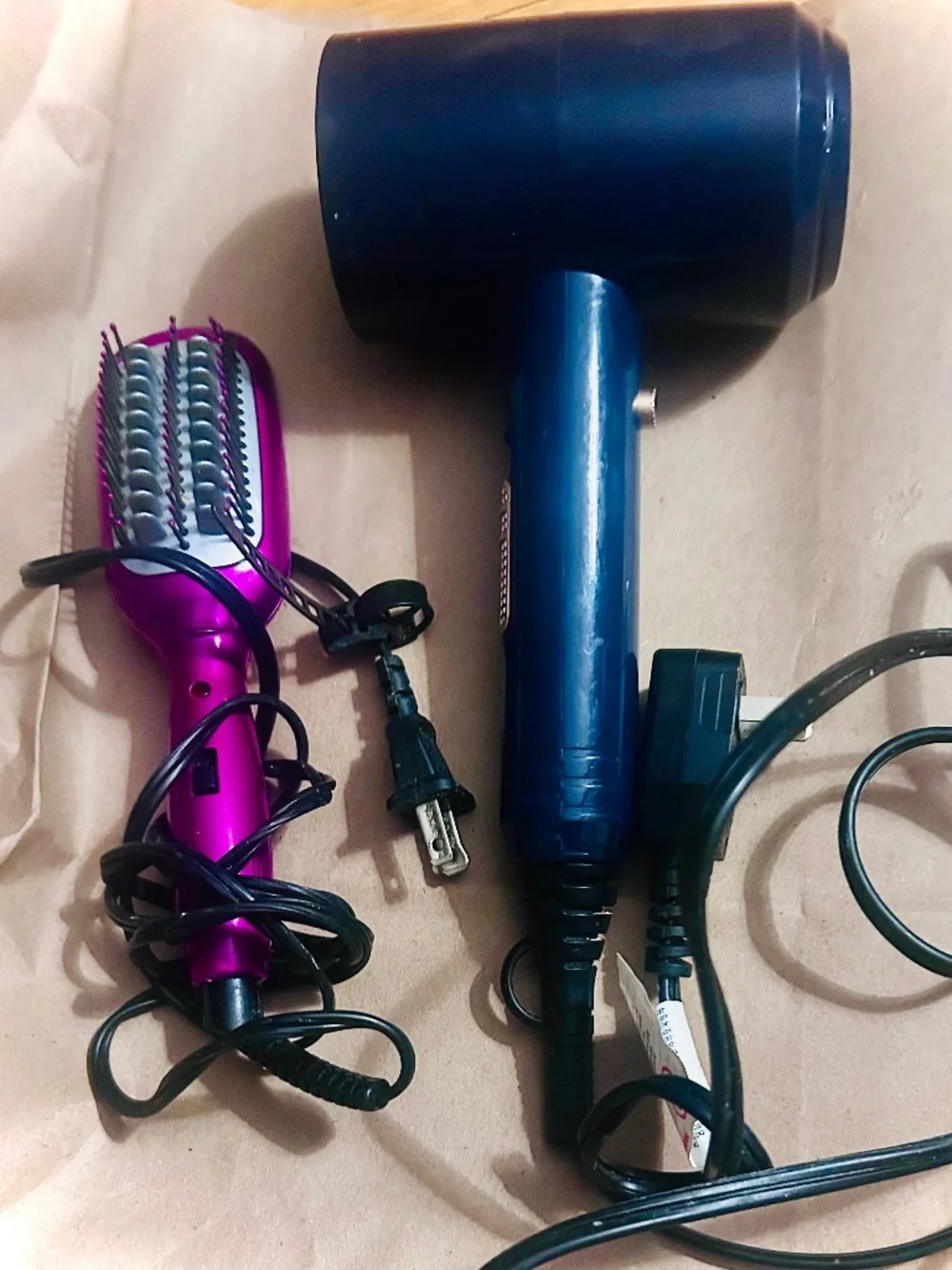 LUXE & WILLOW & CONAIR Hair Styling Travel Duo, Dryer & Straightener